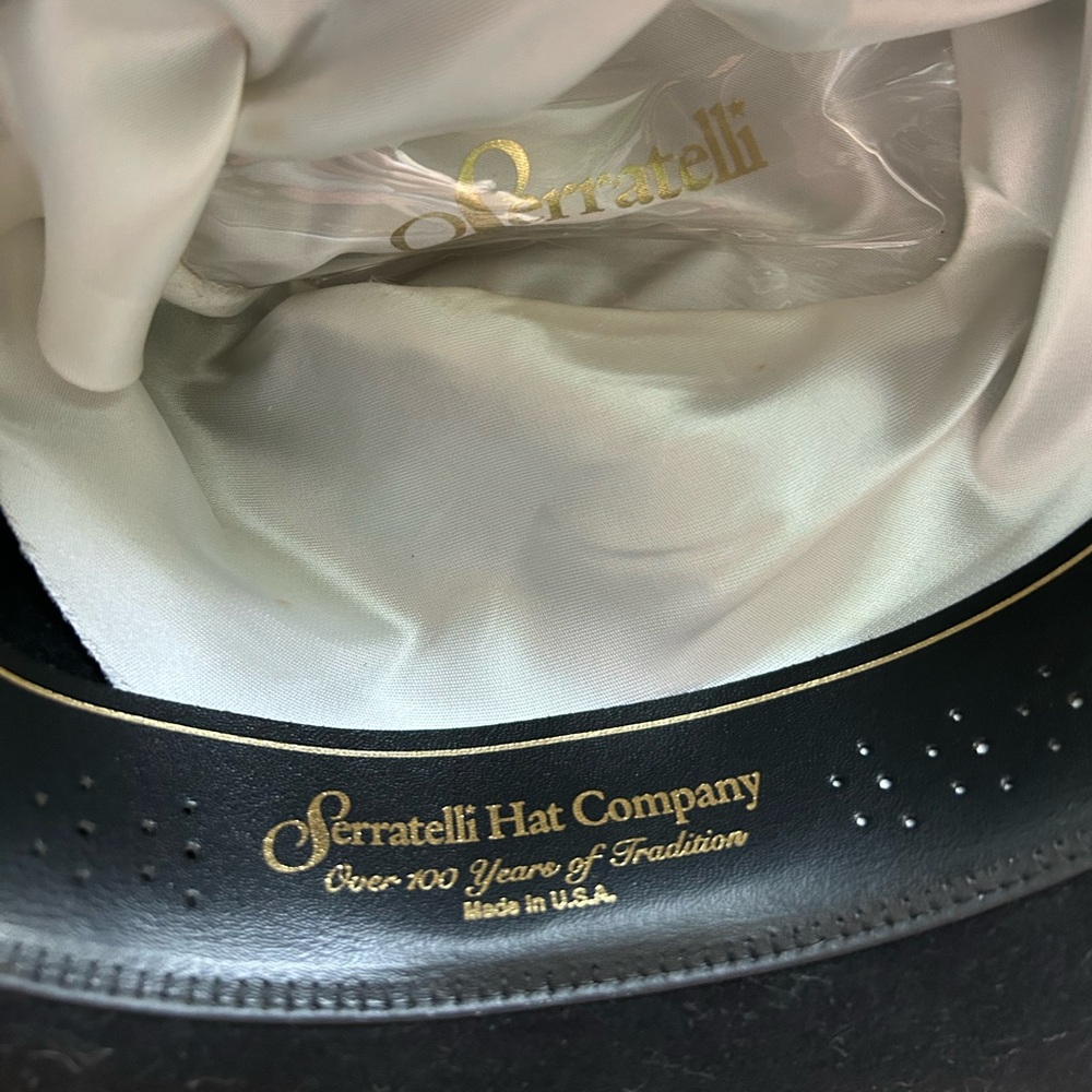 Serratelli 5x Beaver western cowboy hat with horsehair hat band - Picture 8 of 16
